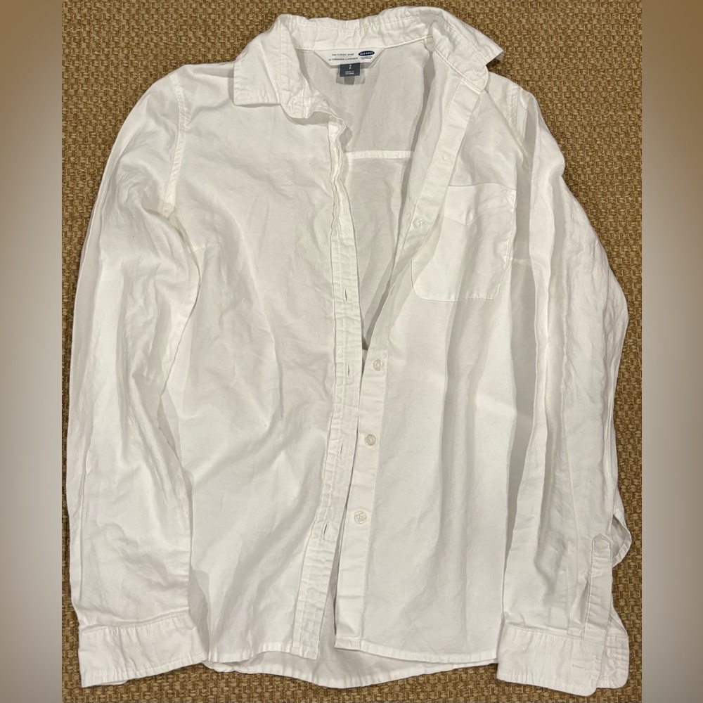 Old Navy Crisp White Classic Shirt